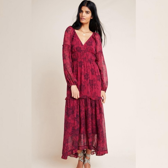 ANTHROPOLOGIE Maeve Annabella Maxi Dress - Picture 3 of 16